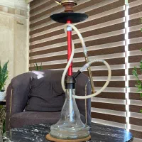 قلیان لاکچری تنه قرمز سنگین ترکیه ای