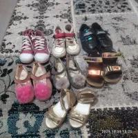 کفش دخترانه همگی در حد نو|کفش و لباس بچه|سقز, |دیوار