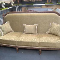 مبل ۹نفره سلطنتی چوب گردو|مبلمان خانگی و میز عسلی|آق قلا, |دیوار