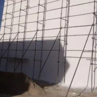 سیمان کاری دیوار چینی