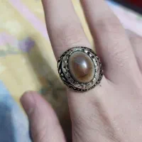 ۳ انگشتر نگین سنگ اصل طبیعی رکاب استیل دانه ای ۱۰۰|جواهرات|رشت, رشتیان|دیوار