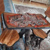 میز صندلی چوبی مناسب باغ