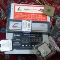 پاور. رم. cpu. مانیتور crt