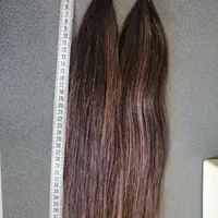 دو دسته موی طبیعی سرچیده شده