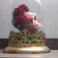 باکس گل وگلدان کریستالی وتمساح دکوری