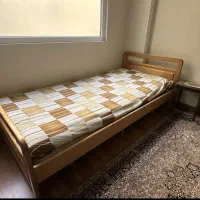 تخت چوب روسی با تشک‌ سنتی