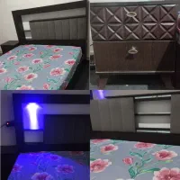 تخت دونفره،پاتختی بدون تشک