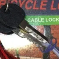 گم شده کلید قفل دوچرخه