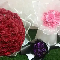 دسته گل روبانی ماندگار