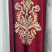 ۲ عدد دکور پرده|پرده، رانر، رومیزی|تهران, باغ فیض|دیوار