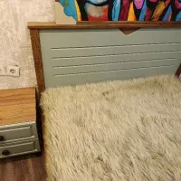 تخت خواب آرتمیس میزان کتیبه دار|تخت و سرویس خواب|اهواز, نادری|دیوار