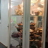 بوفه سفید بسیار تمیز|بوفه، ویترین، کنسول|گرگان, |دیوار