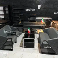 مبلمان اداری یراق طلایی و نقره ای