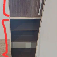 کمد چوبی های گلاس سالم رنگ گردویی|جاکفشی، کمد، دراور|رشت, بیجارپس|دیوار