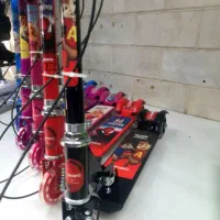 اسکوتر کمک فنردار ترمز دار(آراددوچرخ)|دوچرخه، اسکیت، اسکوتر|قم, شهید صیاد شیرازی|دیوار