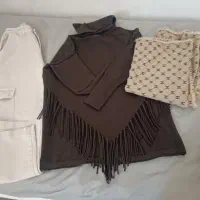 ست بافت گرم و شال گرم و شلوار کارگو ۸۰۰ تومن