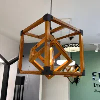 لوستر چوبی کد عرش ۱