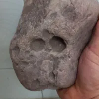 سنگ عجیب چهره انسان|کلکسیون اشیاء عتیقه|ملارد, |دیوار