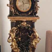 ساعت ایستاده آبنما طلایی بسیارشیک