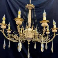 لوستر کلاسیک مدرن سنگ برنز