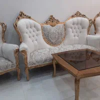 دو دست مبلمان استیل ۹نفره کاملا نو مناسب جهیزیه|مبلمان خانگی و میز عسلی|مشهد, احمدآباد|دیوار