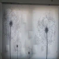 پرده زبرا دو لایه|پرده، رانر، رومیزی|رستمآباد, |دیوار