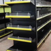 انواع قفسه های فروشگاهی نووکارکرده بانصاب|فروشگاه و مغازه|قم, چهل درخت|دیوار