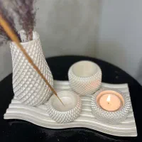 کارهای سنگی دست‌ساز،دکوری، سینی، جا شمعی، مجسمه|صنایع دستی و سایر لوازم تزئینی|مشهد, دانشجو|دیوار