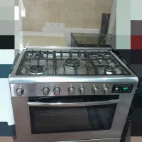 اجاق گازپنج شعله فردارتمام استیل ترموکوبل فندک دار