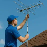 نصب آنتن مرکزی و دستگاه دیجیتال