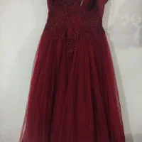 لباس عروس زرشکی