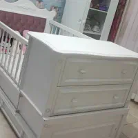 تخت و دراور کودک و نوجوان(دو منظوره) برند آپادانا|تخت و سرویس خواب|کرمانشاه, |دیوار