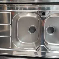 سینک ظرفشویی روکار 120 در 60 استیل 306|مصالح و تجهیزات ساختمان|تبریز, |دیوار