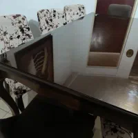 میز نهارخوری ۸نفره|میز و صندلی غذاخوری|رشت, دروازه لاکان|دیوار