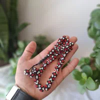 تسبیح دست بافت یادگاری