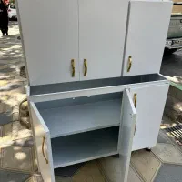 کابینت فلزی فلز در فلز سفید کوره خوشگل
