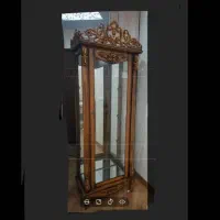 ویترین بوفه چوب راش آینه دار