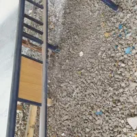 میز فلزی نهارخوری روکش شیشه 10میل ومیز اداری