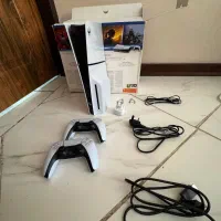 ps5 slim دیسک خور  (دو دسته) یک ترابایت|کنسول، بازی ویدئویی و آنلاین|دوگنبدان, |دیوار