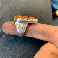 انگشتر مهره نشان|کلکسیون اشیاء عتیقه|کاشان, کارگر|دیوار