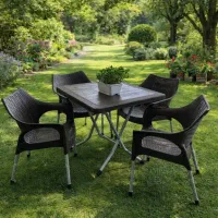 میز و صندلی پلاستیکی غذا خوری کانیلان/ 40319