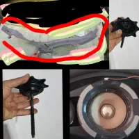 لوازم فولوکس گل 206 دنا ظبط ساب..|قطعات یدکی و لوازم جانبی|رشت, توشیبا|دیوار