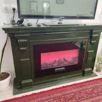 میز تلویزیون شومینه دار