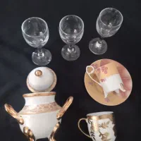تعدادی ظروف بلور و چینی|ظروف سرو و پذیرایی|قم, نوبهار|دیوار