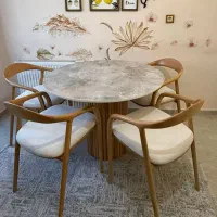 طراحی شیک و کلاسیک / میز غذا خوری را قسطی بخر