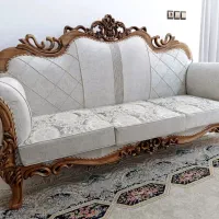 سه سرویس مبل سلطنتی ۹ نفره نونو کامل چوب و فوم سرد|مبلمان خانگی و میز عسلی|اصفهان, قائمیه|دیوار