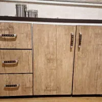 کابینت فلزی با درب های ام دی اف