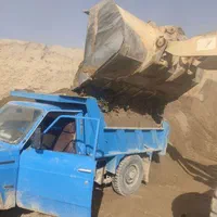 حمل شن ماسه ، تکه بلوک ، نخاله  ساختمانی و مخلوط