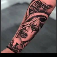 مدل برای تاتو میخوام