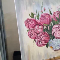 تابلو نقاشی برجسته رنگ روغن|تابلو، نقاشی، عکس|مشهد, جانباز|دیوار
